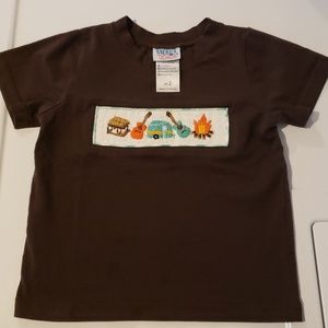 Smocked tee